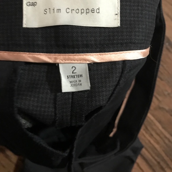 Gap Plad Slim Fit Crop Pants Size 2 - Picture 7 of 7